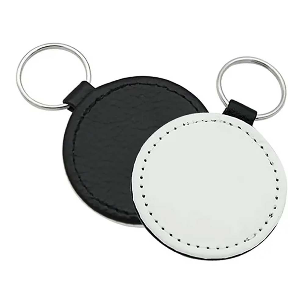 Porte-clés rond en cuir view 5